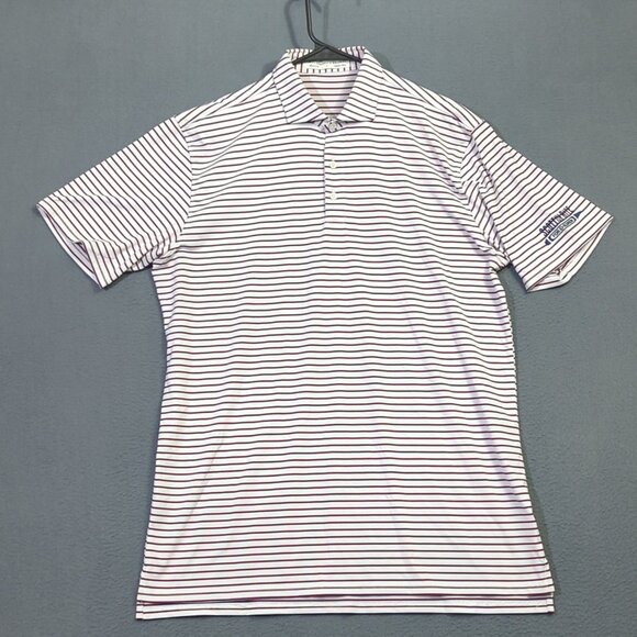 Holderness And Borne Shirt Men's L Multicolor Striped Polo - Picture 2 of 11